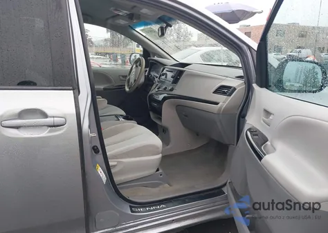 2012 Toyota Sienna Le V6 8 Passenger from USA, damaged, VIN 5TDKK3DC7CS234937